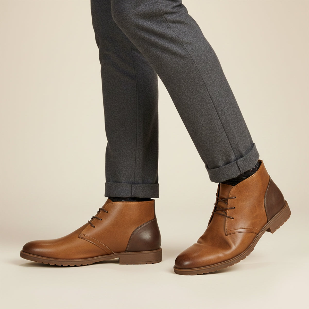 The Elderpine Men’s Elegant Vintage Smart Leather Boots — 2