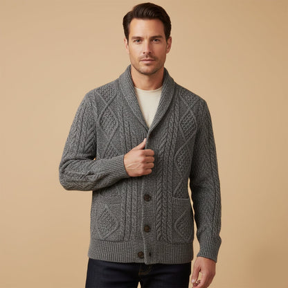 Le Cardigan 100% Cachemire de Manchester pour Hommes — 10
