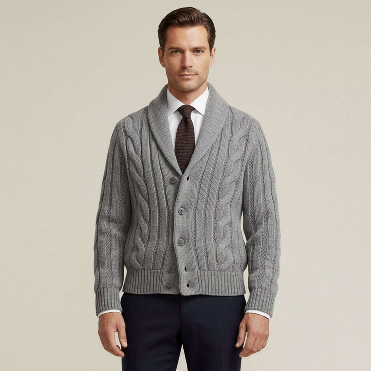 Le Cardigan Tricoté Kensington pour Hommes — 5