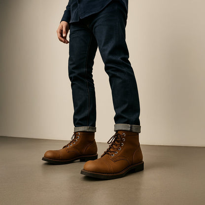 The Grayfield Men’s Lace Up Combat Leather Boots — 2
