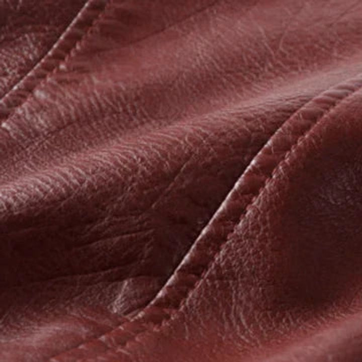 Harper | Women's Cropped Moto Faux Leather Jacket Belted Biker — 6