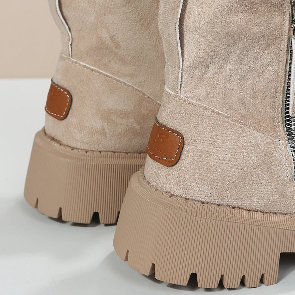 Aria | Bottines d'hiver à enfiler en suède doublées de polaire pour femmes — 6
