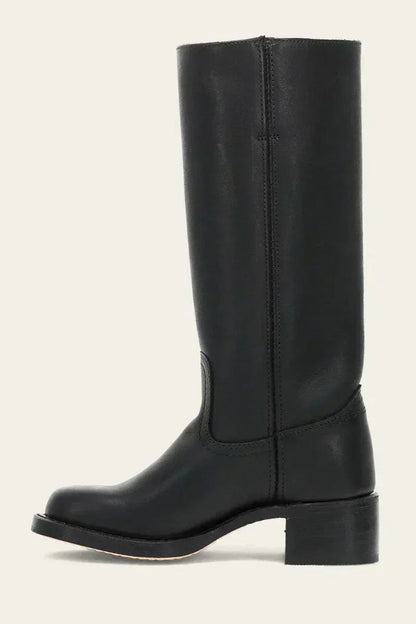 Harper | Bottes en cuir à talons blocs pour femmes, hauteur genou — 14