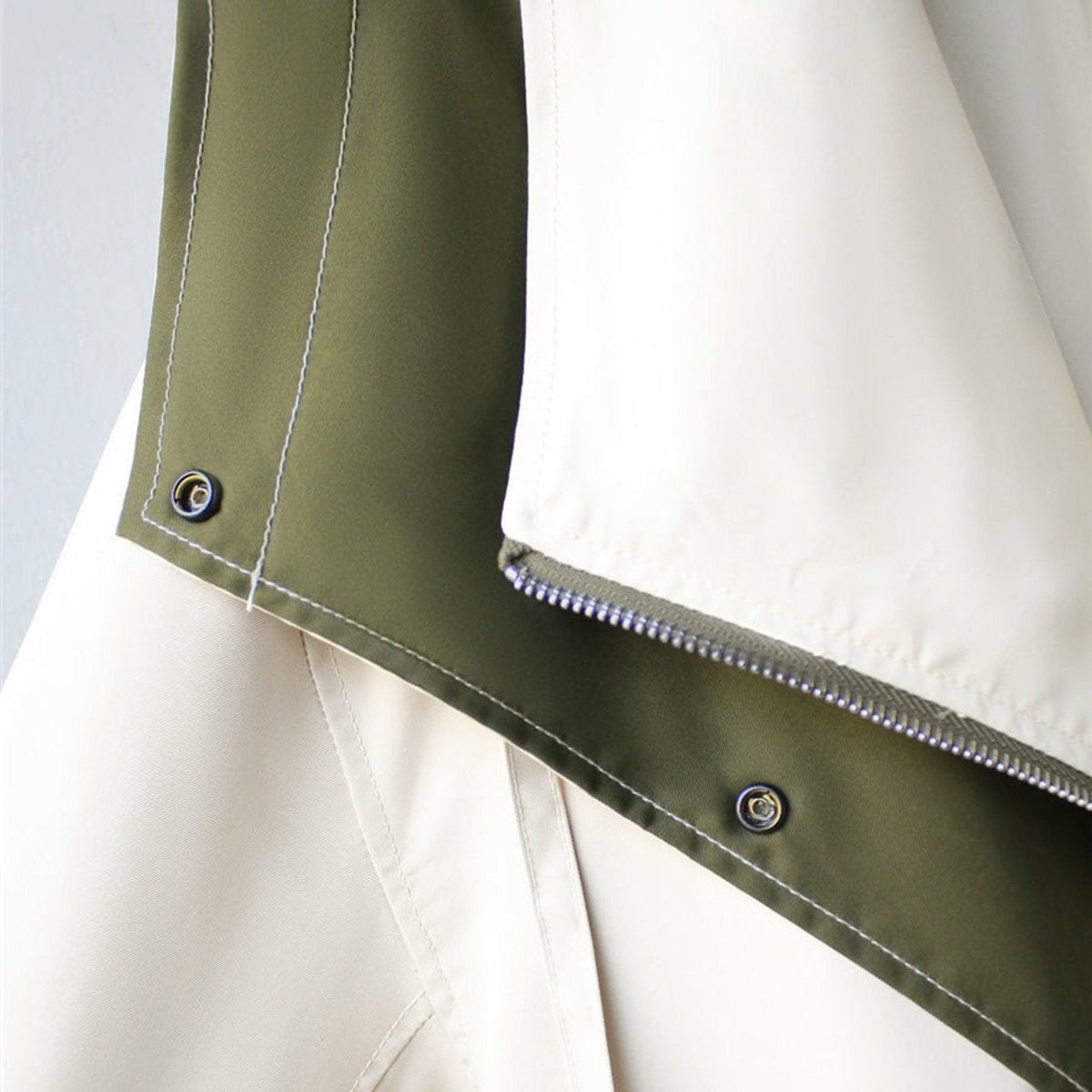 Amelia | Manteau imperméable oversize à double col pour femmes — 2