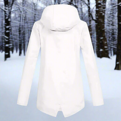 Isabella | Women's Waterproof Hooded Zip-Up Rain Jacket Adjustable Cuffs Pockets — 10