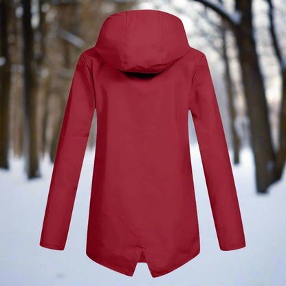 Isabella | Women's Waterproof Hooded Zip-Up Rain Jacket Adjustable Cuffs Pockets — 11