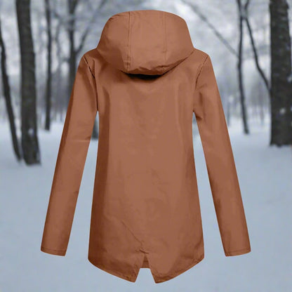 Isabella | Women's Waterproof Hooded Zip-Up Rain Jacket Adjustable Cuffs Pockets — 6