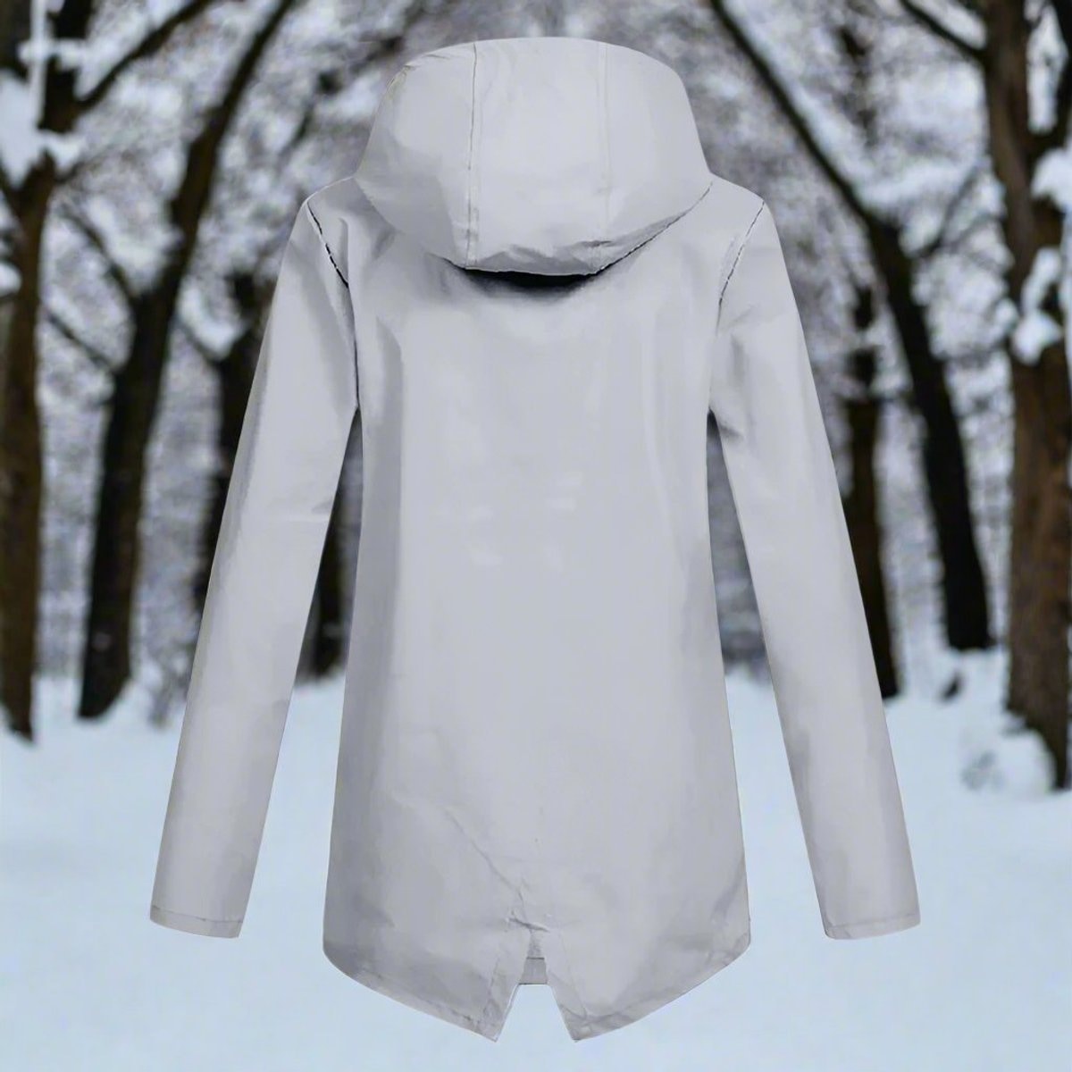 Isabella | Women's Waterproof Hooded Zip-Up Rain Jacket Adjustable Cuffs Pockets — 8